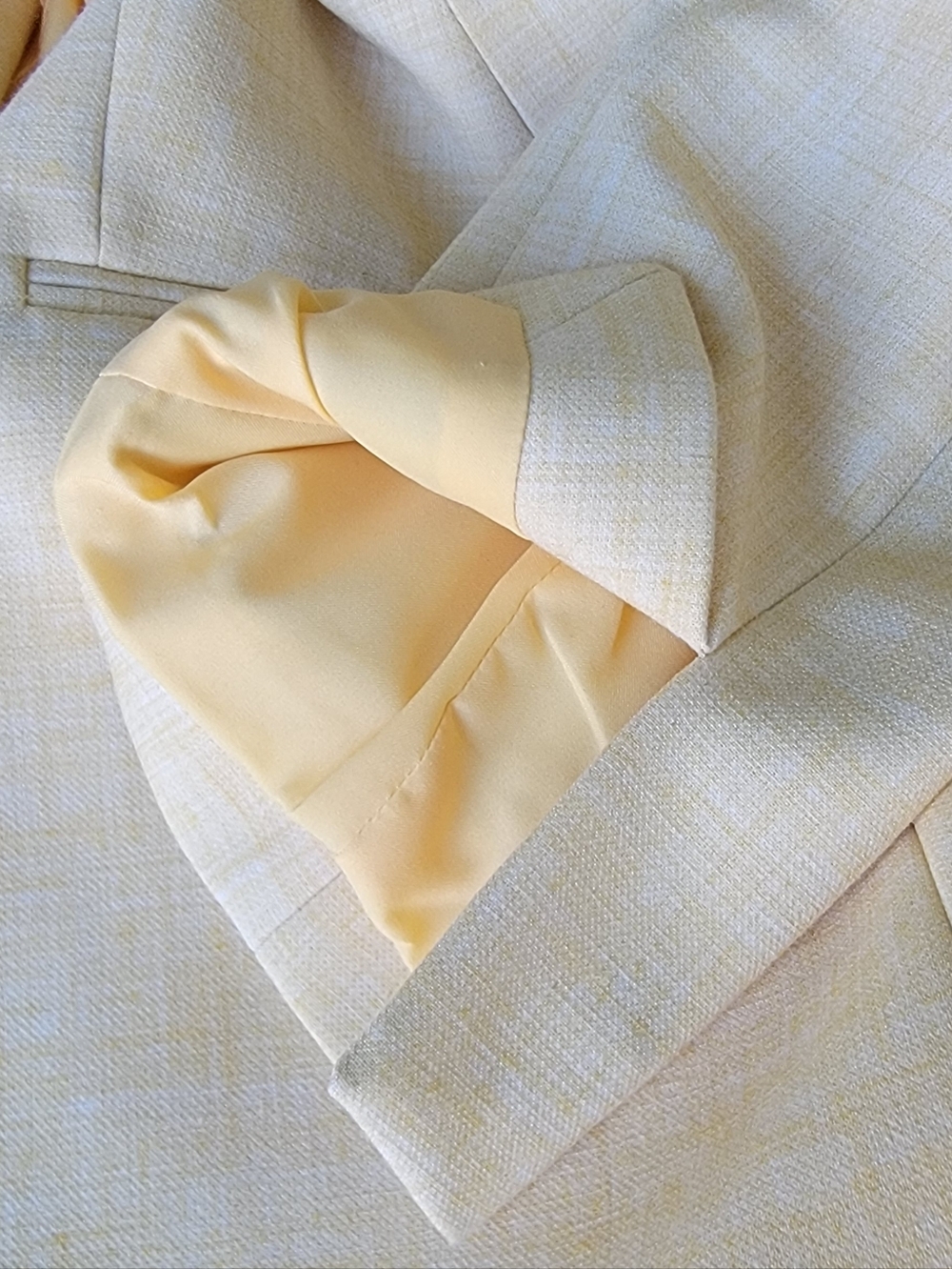 Ann Taylor Yellow 3/4 Sleeve Blazer Jacket Sz: 00P - Picture 5 of 16